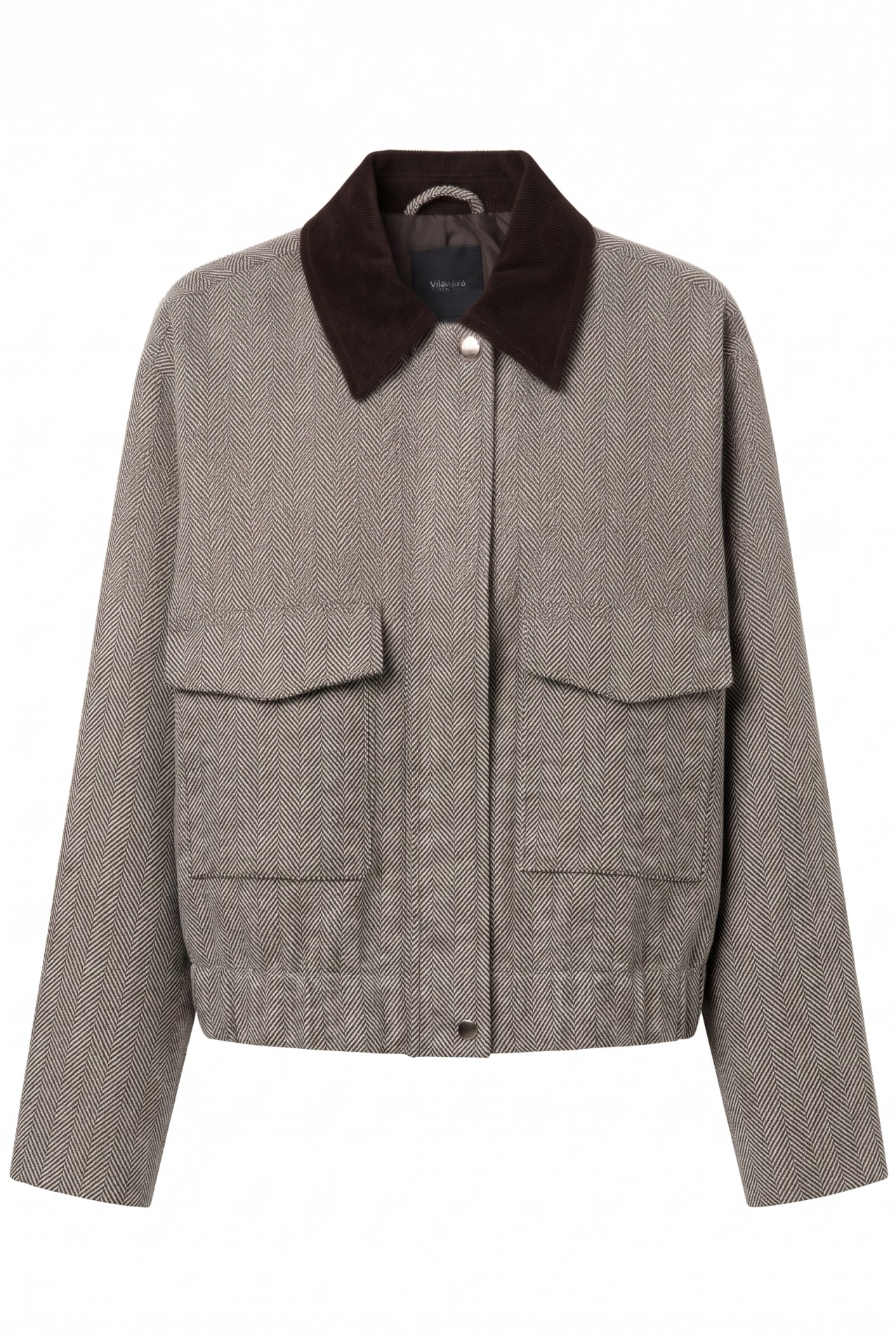 Short Brown Relaxed Jacket