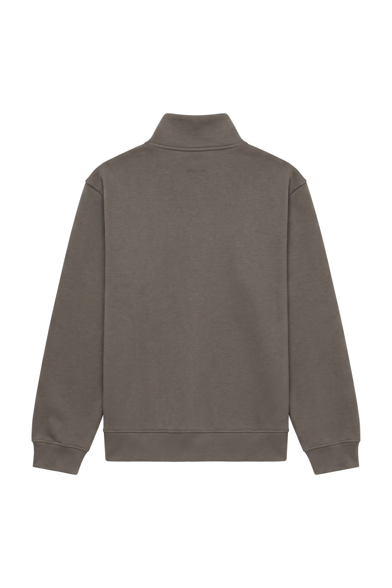 Grey-Brown Zip Sweatshirt