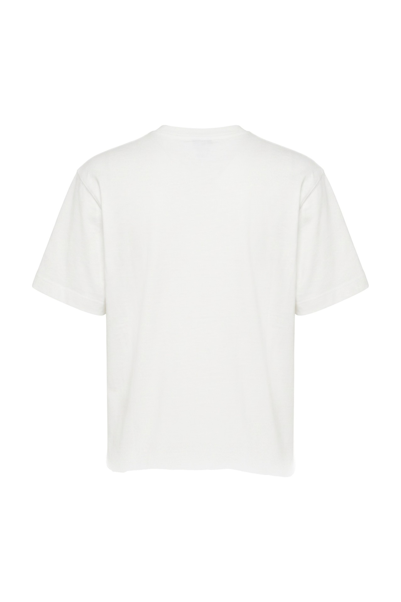 Beige Relaxed Fit Graphic Tee