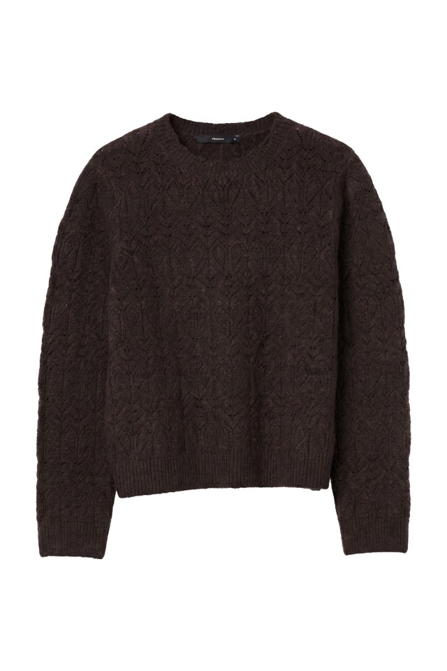 Dark Brown Textured Sweater Dark Brown Textured Sweater
