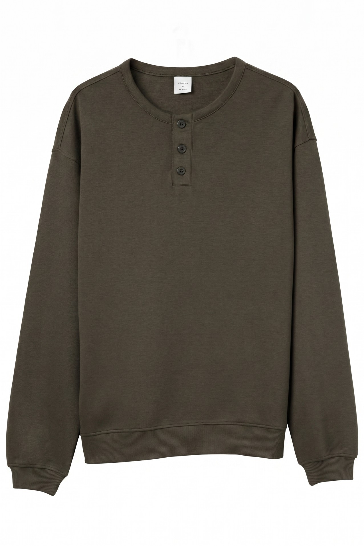 Green Relaxed Fit Sweatshirt