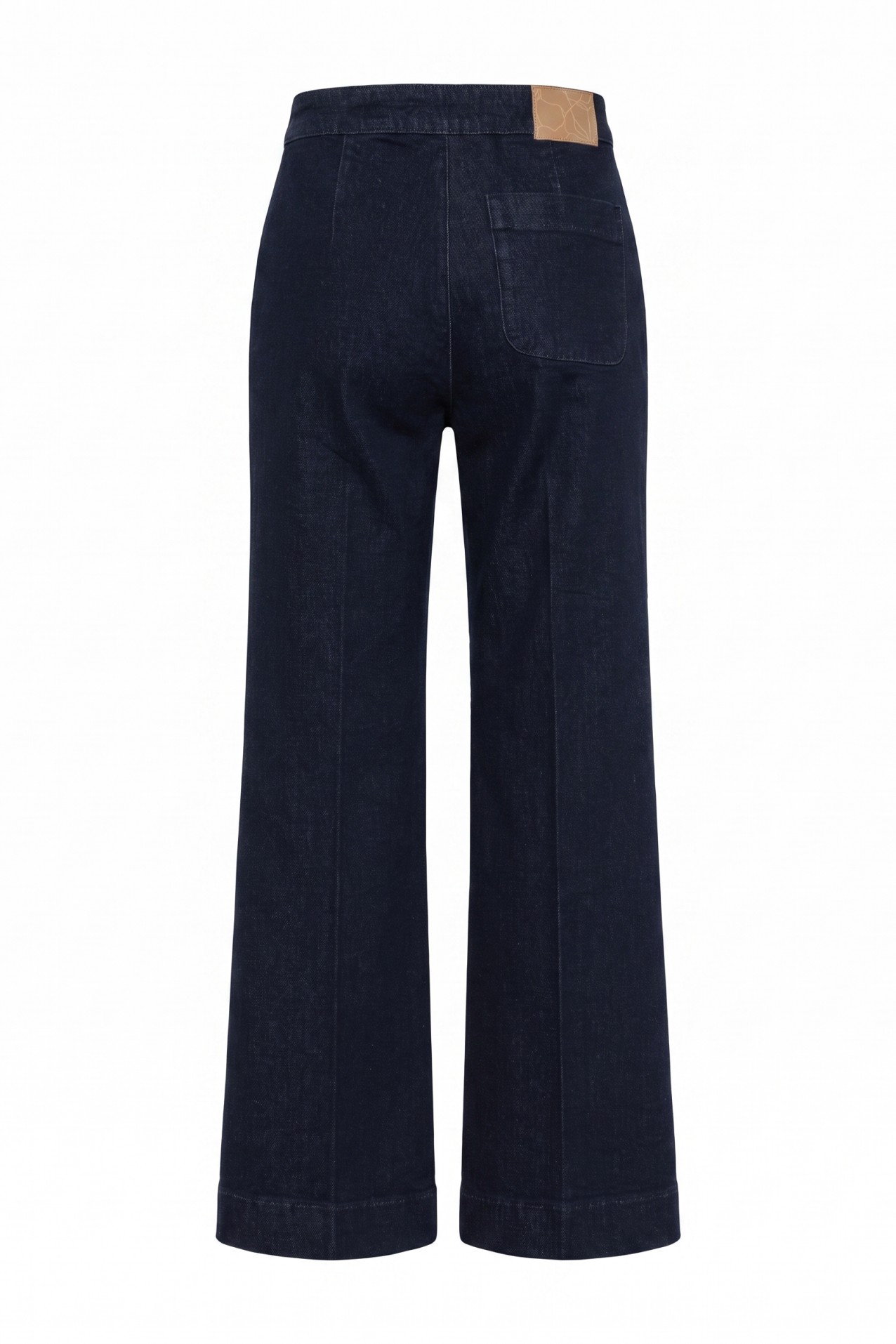 Wide Leg Button Jeans