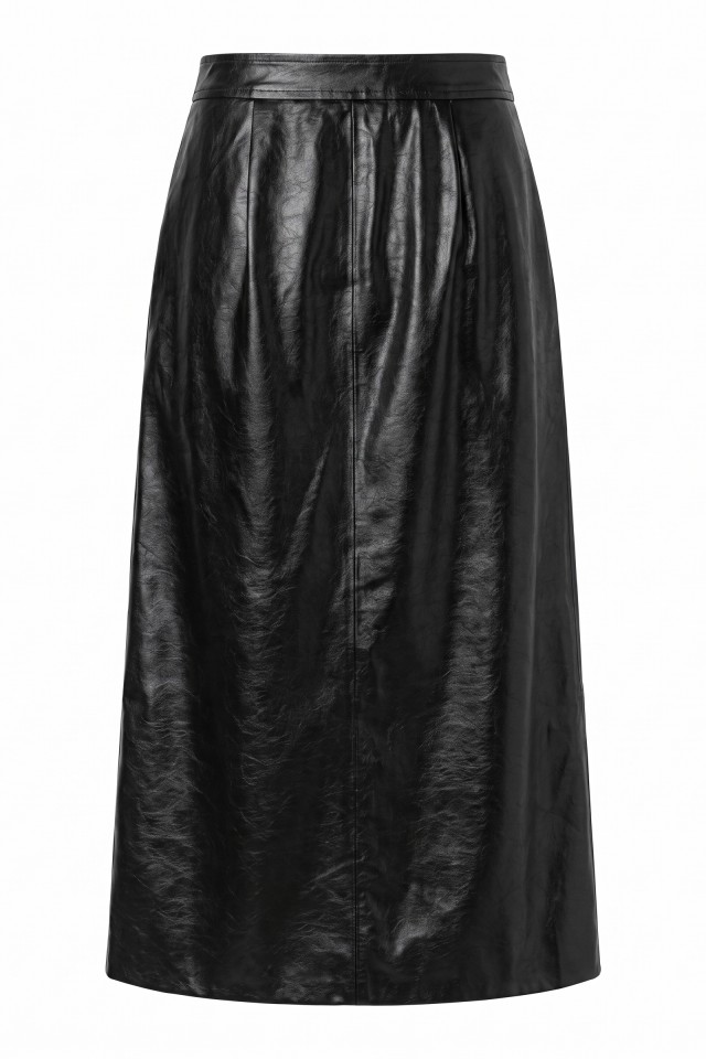 Black Midi Regular Skirt Black Midi Regular Skirt