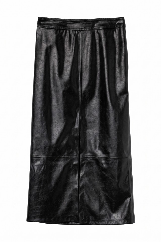 Black Midi Regular Skirt Black Midi Regular Skirt