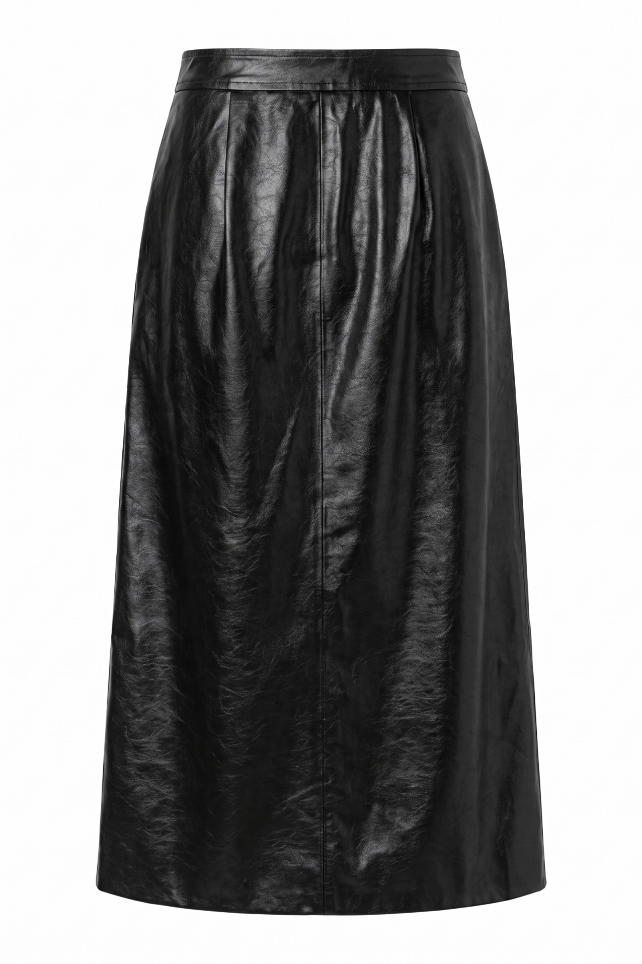 Black Midi Regular Skirt