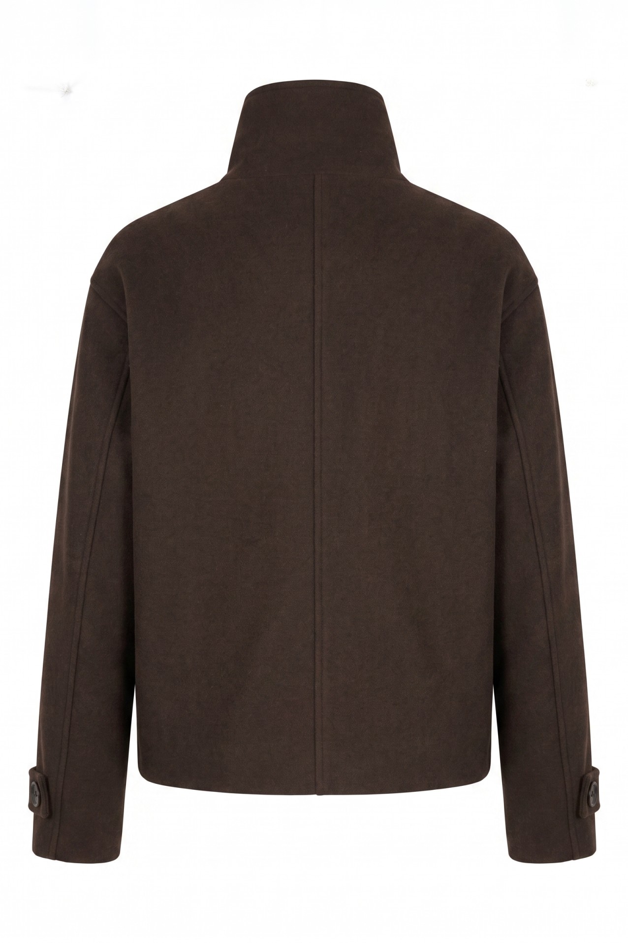 Short Brown Relaxed Jacket