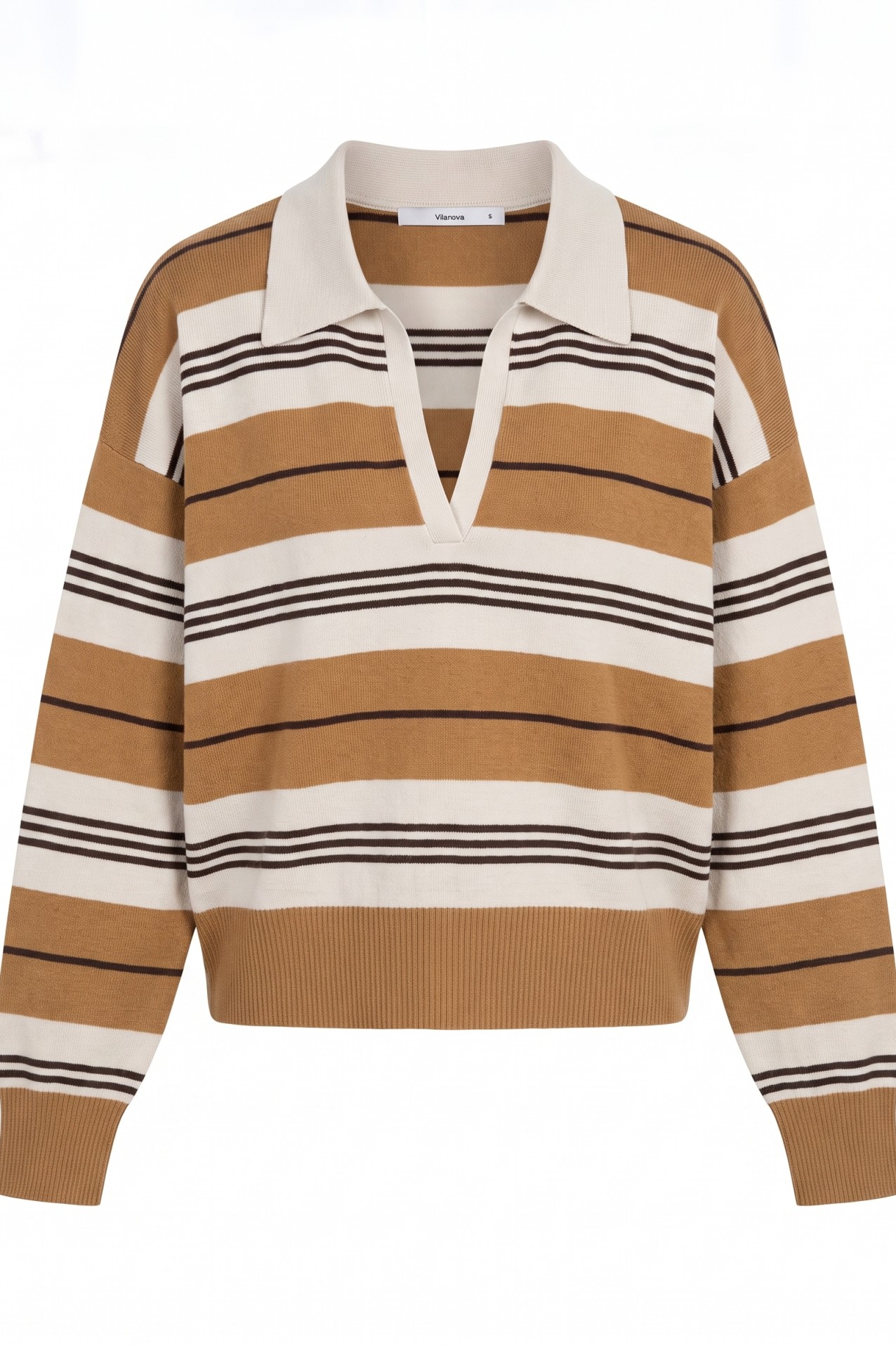 Striped Relaxed Knit Sweater