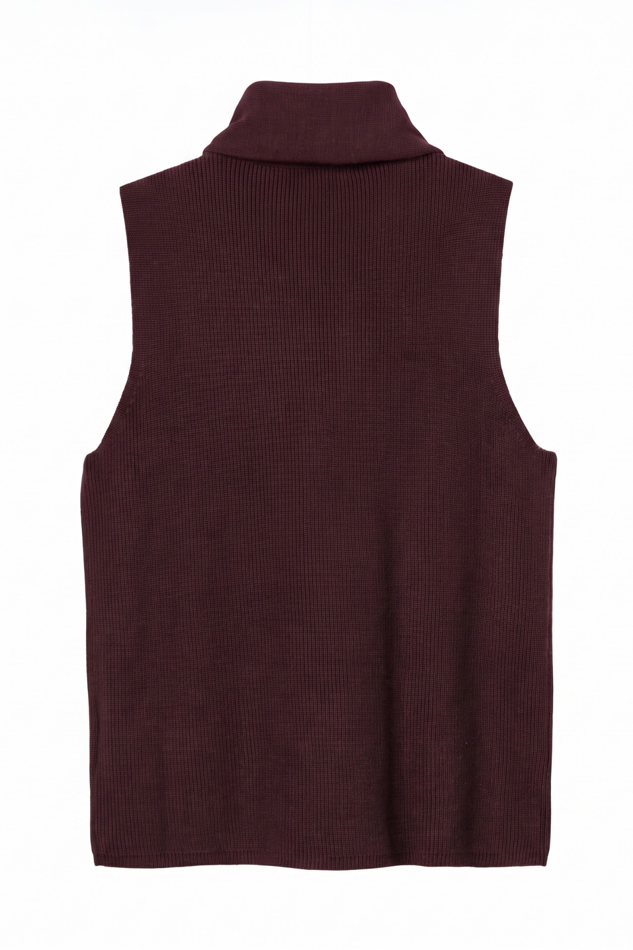 Wine Red Knit Vest