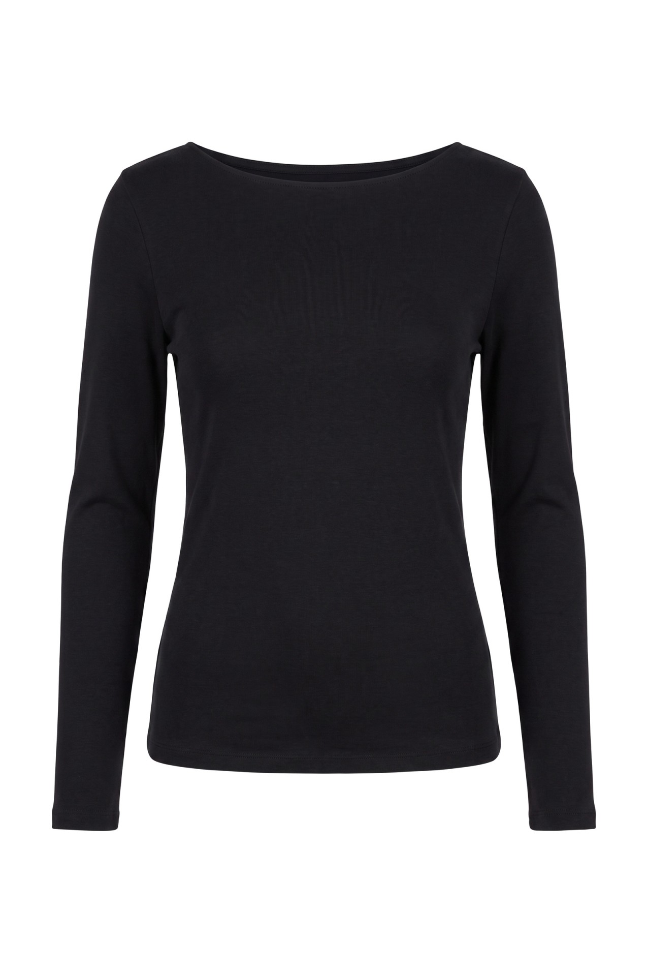 Black Slim Fit Long Sleeve