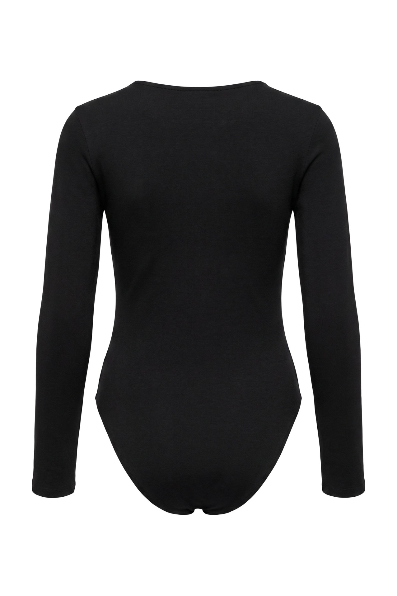 Minimalist Black Long Sleeve Bodysuit
