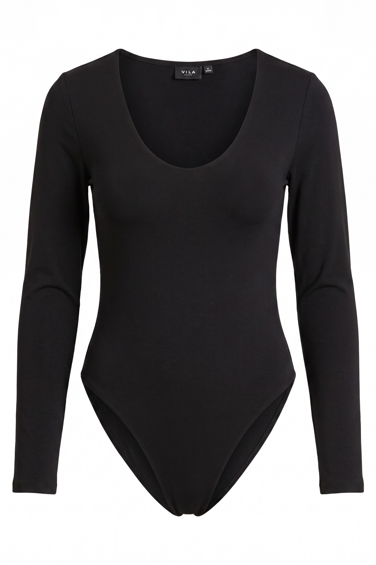 Minimalist Black Long Sleeve Bodysuit
