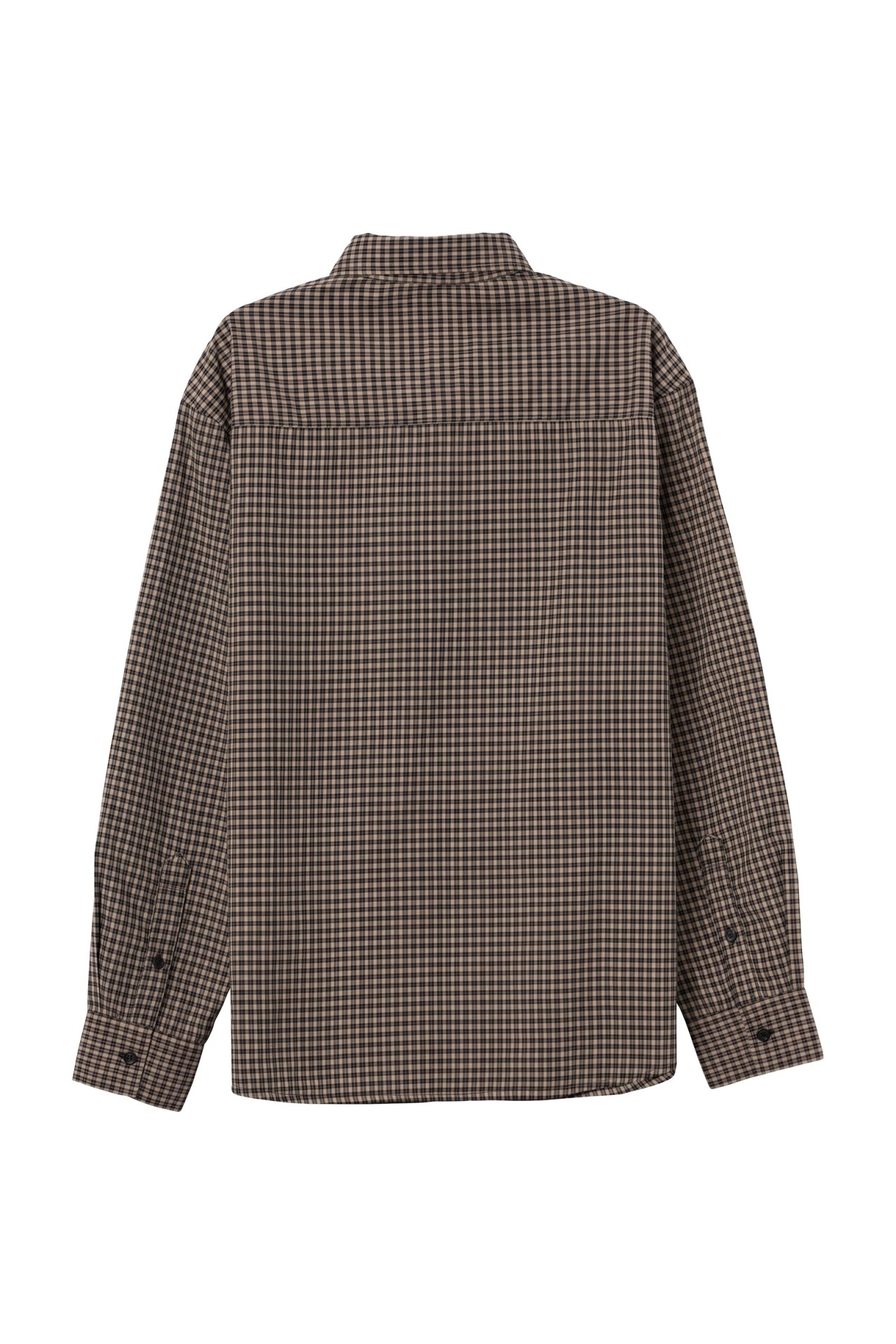 Oversized Black Checked Shirt