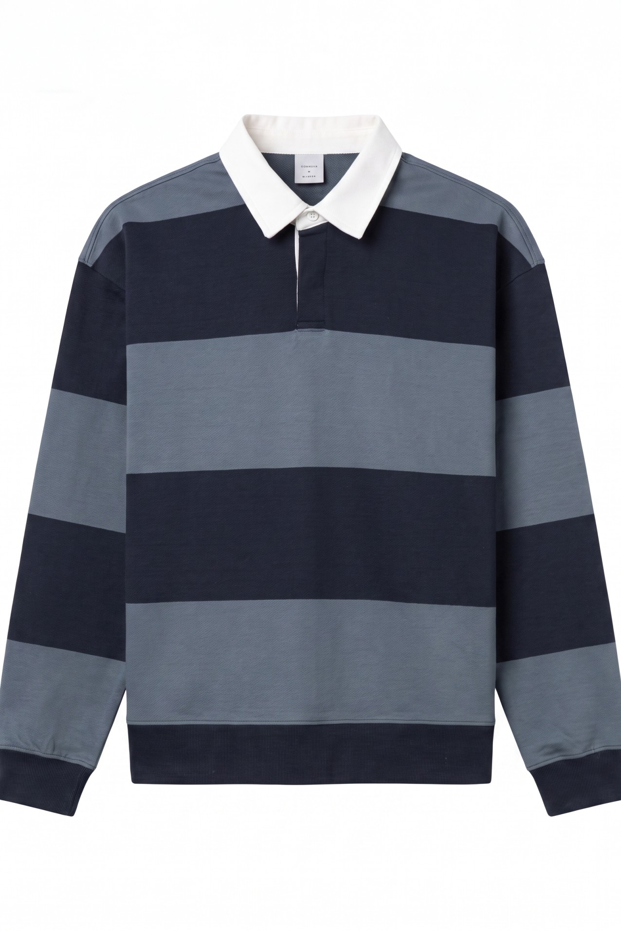 Sudadera relaxed a rayas