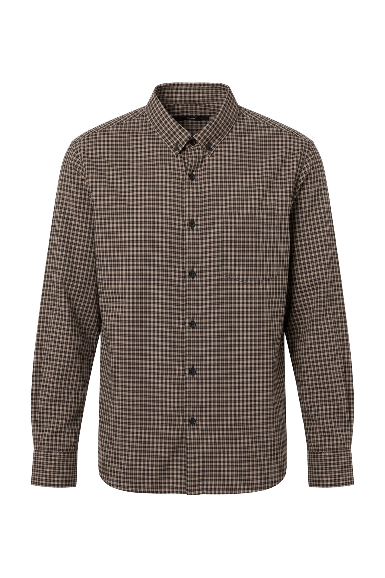 Oversized Black Checked Shirt