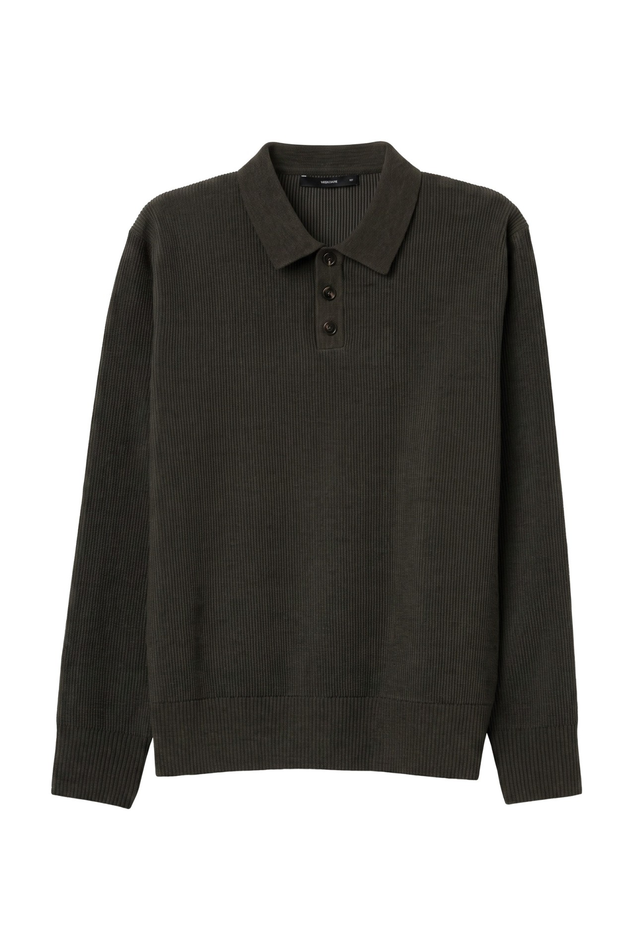 Jersey de punto verde oscuro