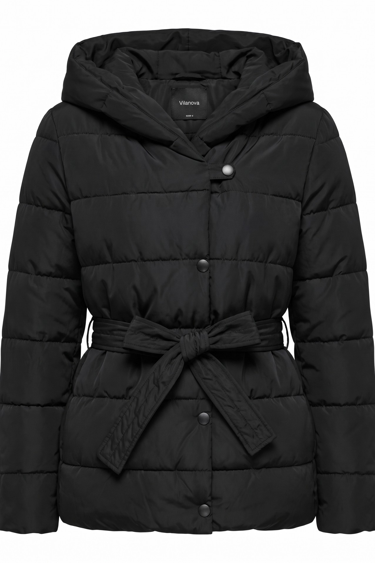 Black Short Puffer Jacket