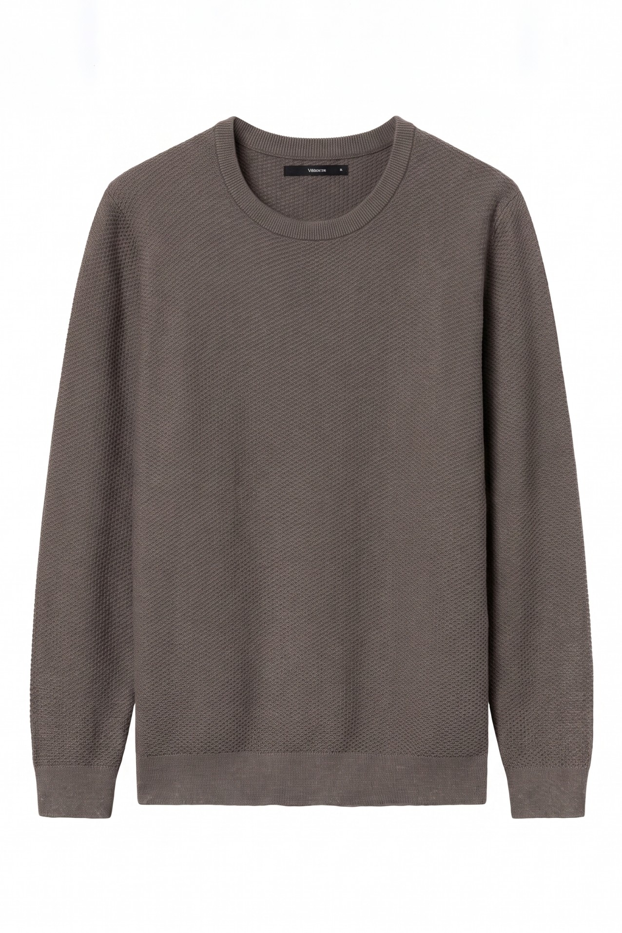 Jersey de punto marr�n