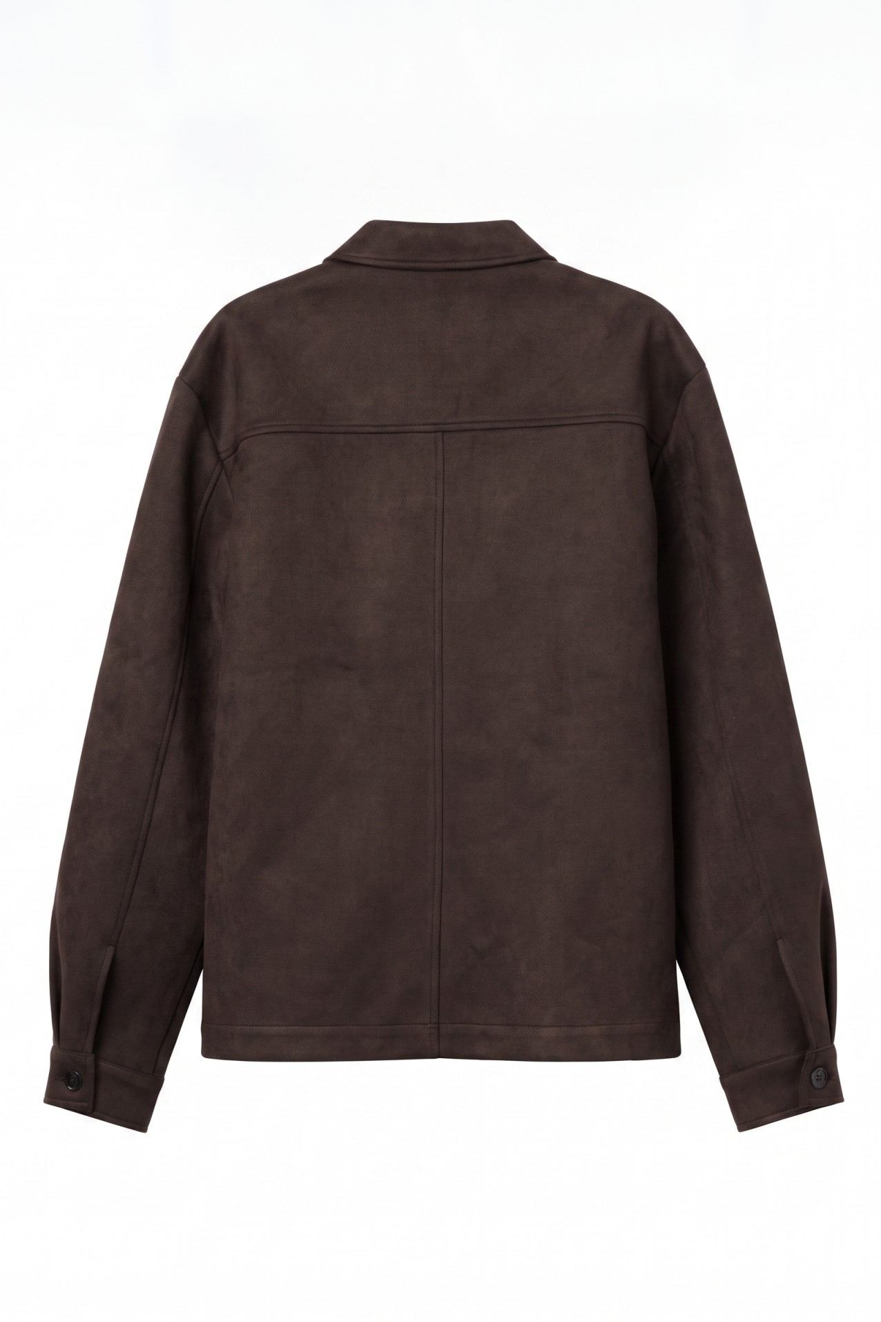 Camisa marr�n relaxed fit