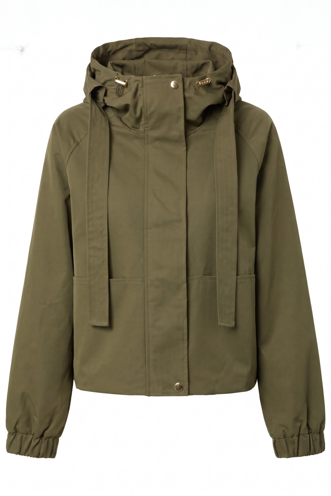 Chaqueta corta verde caqui