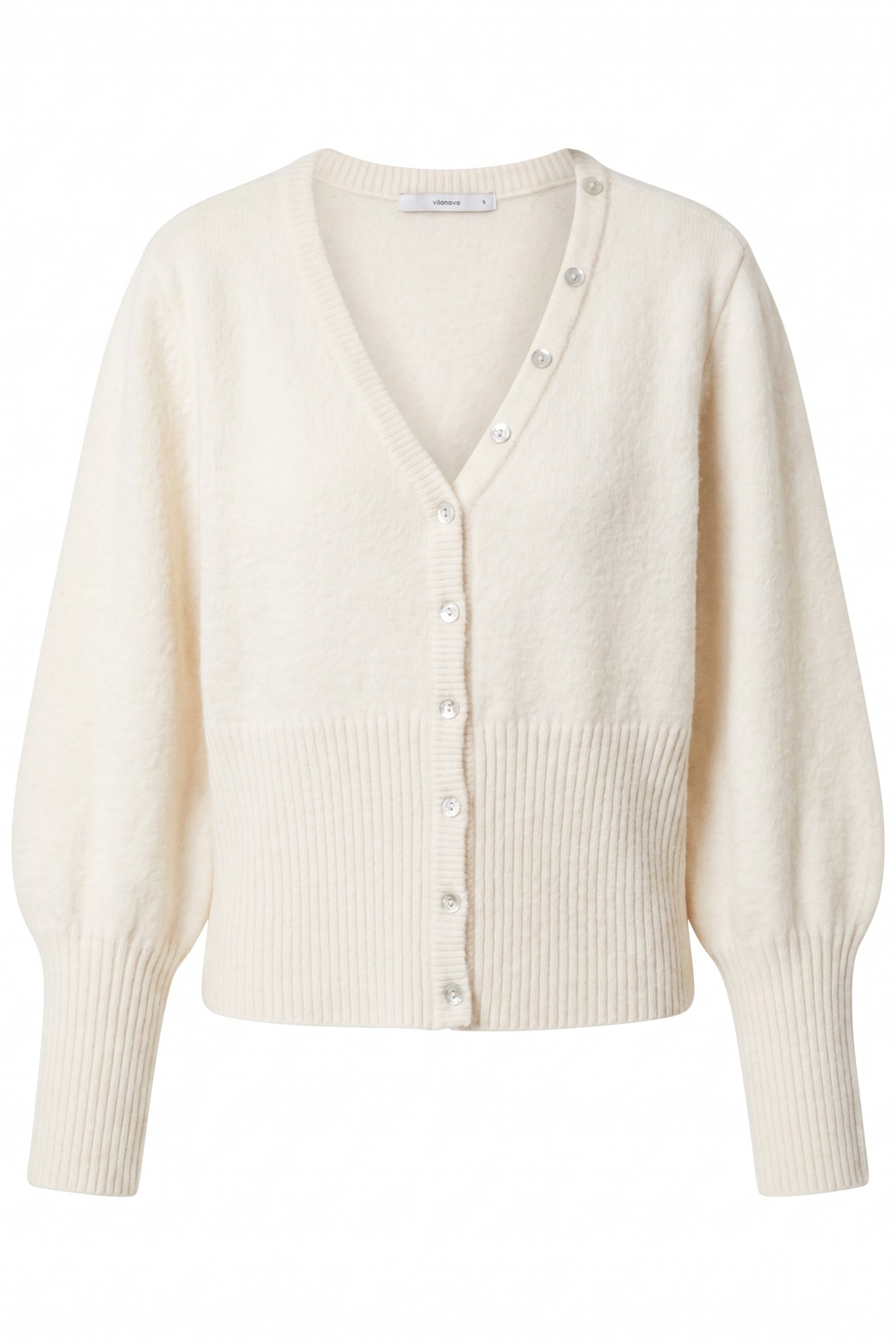 Ecru Knit Cardigan