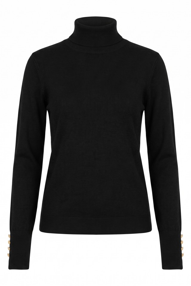 Black Slim Knit Sweater Black Slim Knit Sweater