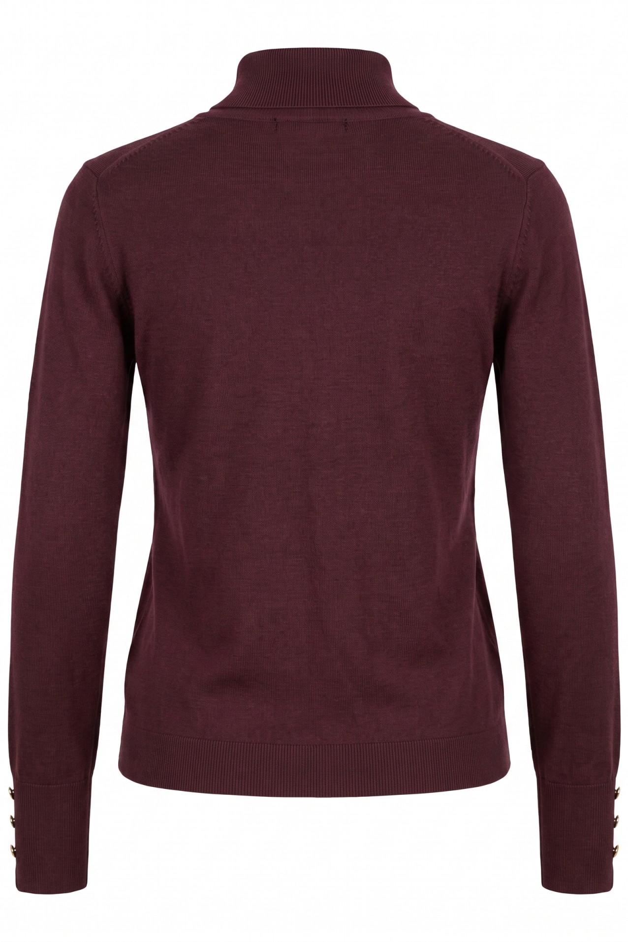 Camisola slim de gola alta