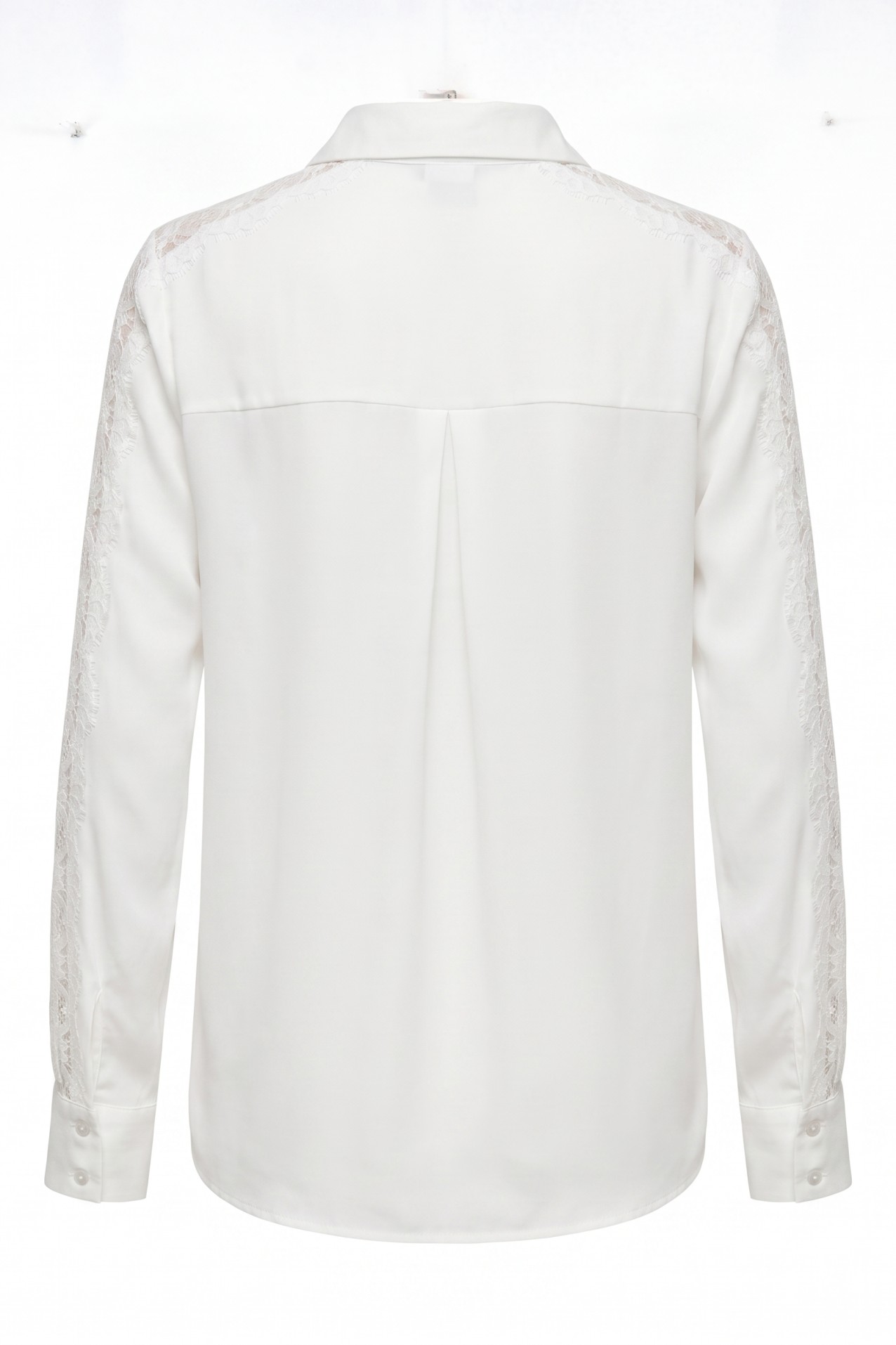 Regular Lace-Sleeve Shirt