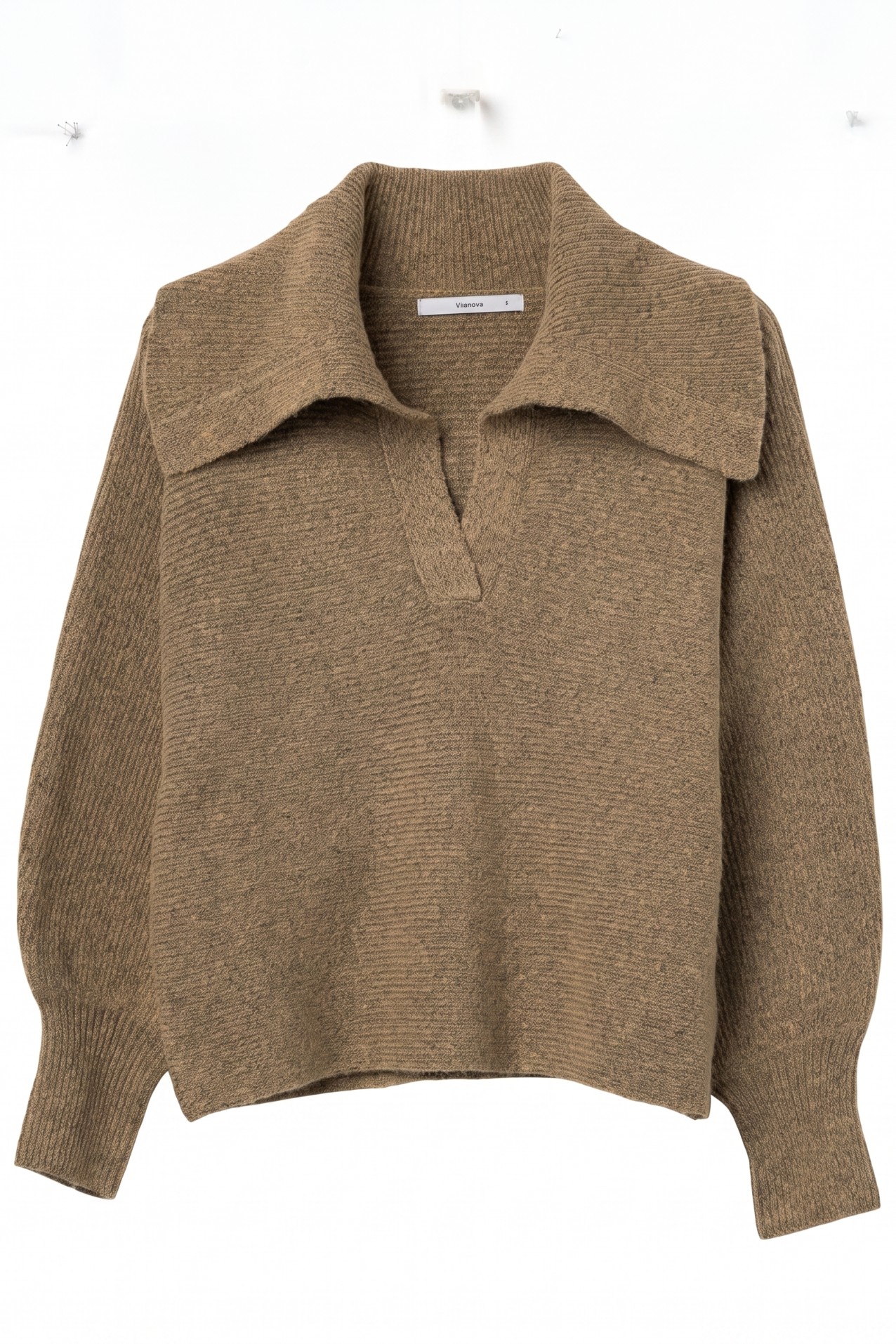 Brown Oversized Knit Sweater