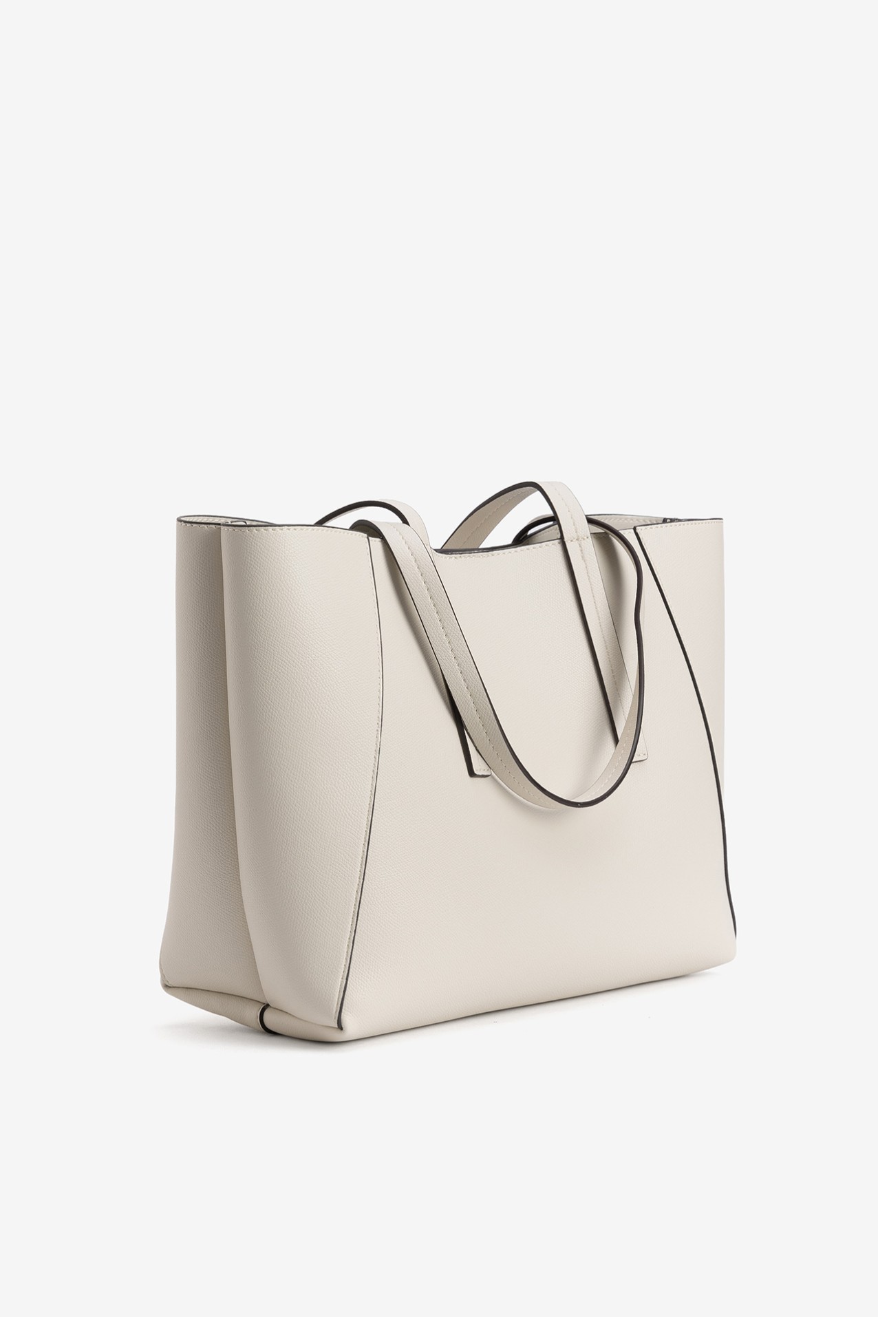 Large Minimalist Cream Tote