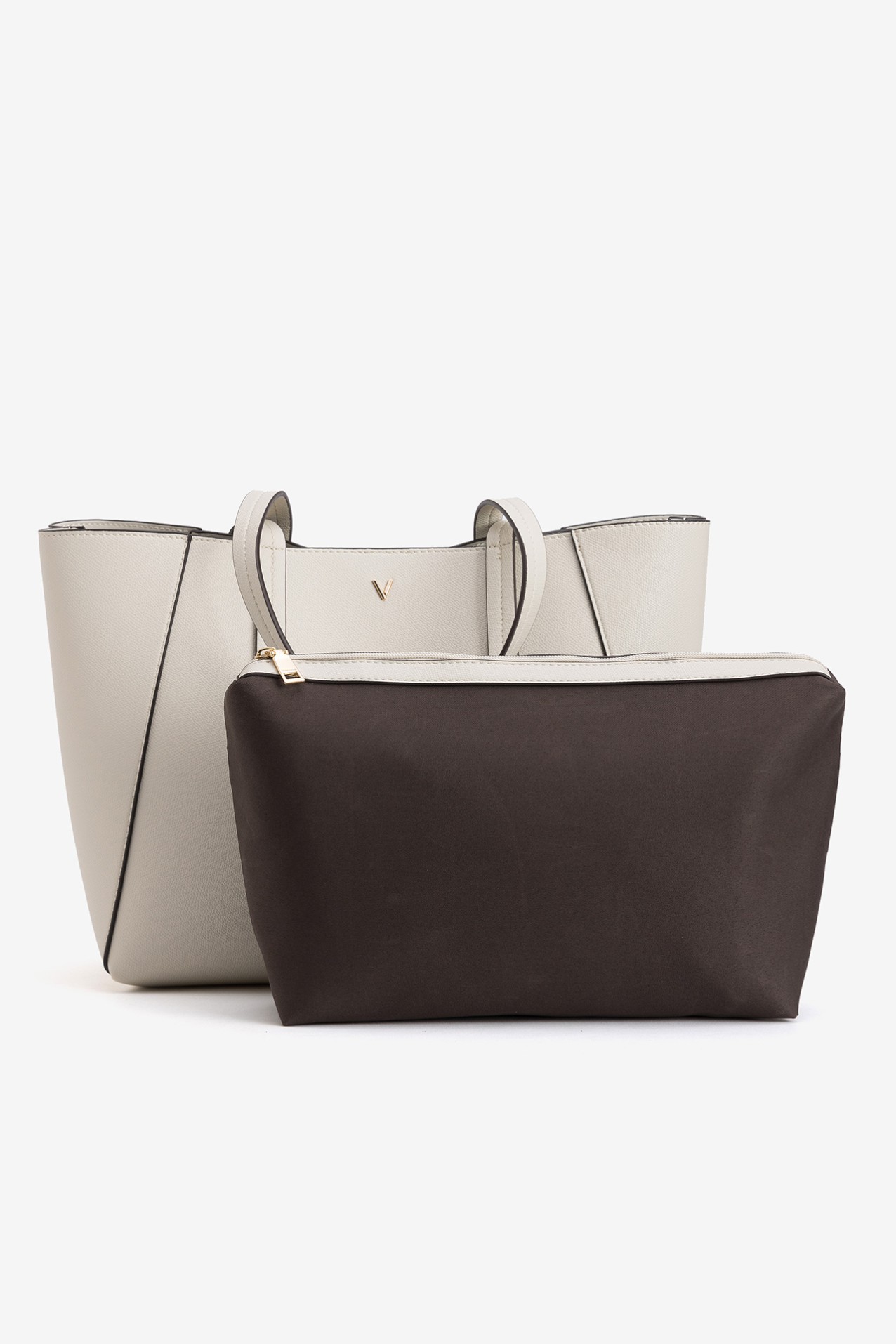 Large Minimalist Cream Tote