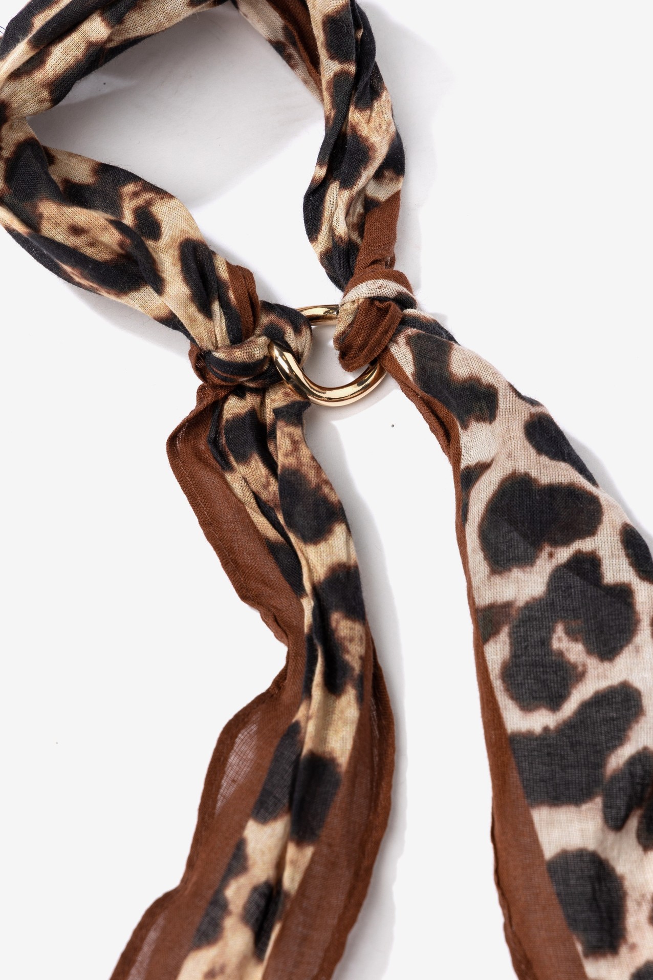 Brown Leopard Bandana Skinny