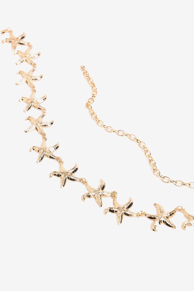 Gold Starfish Belt