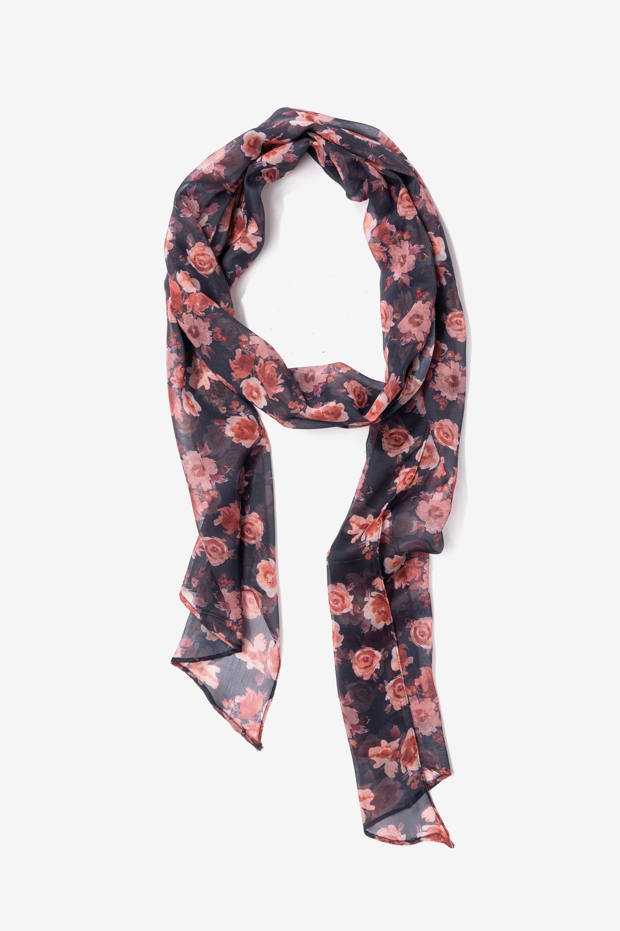 Len�o azul flores rosa