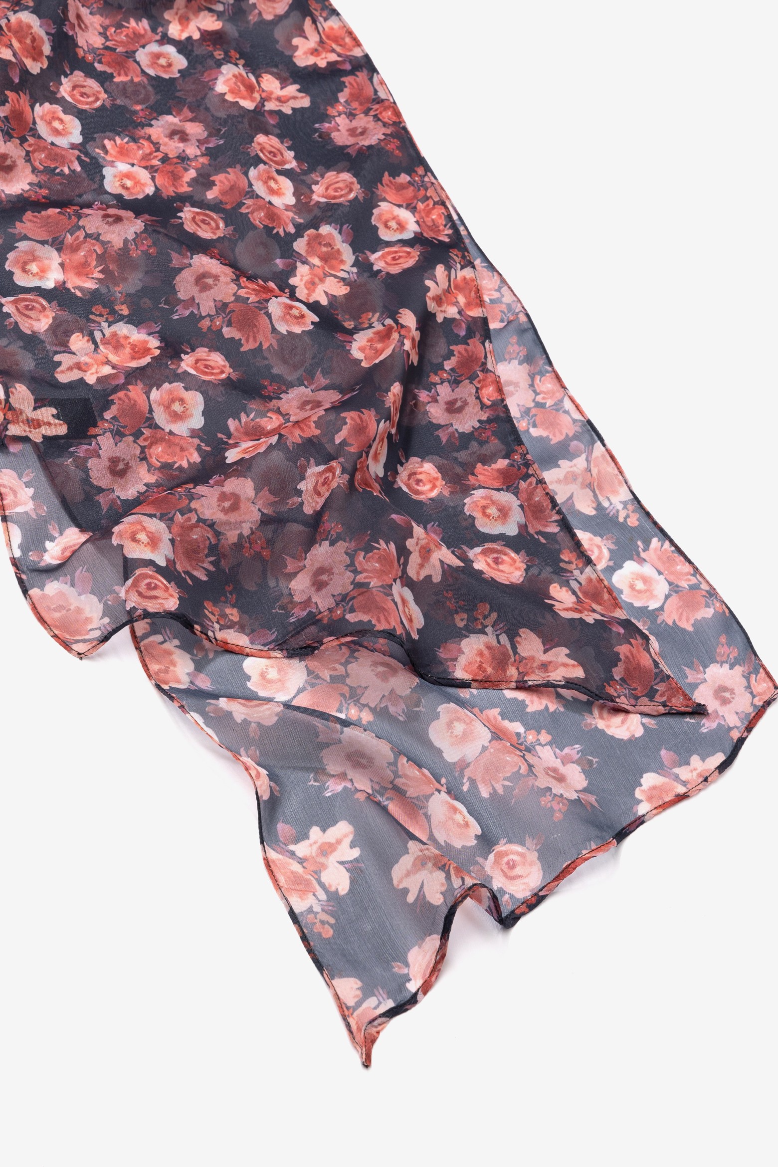 Len�o azul flores rosa