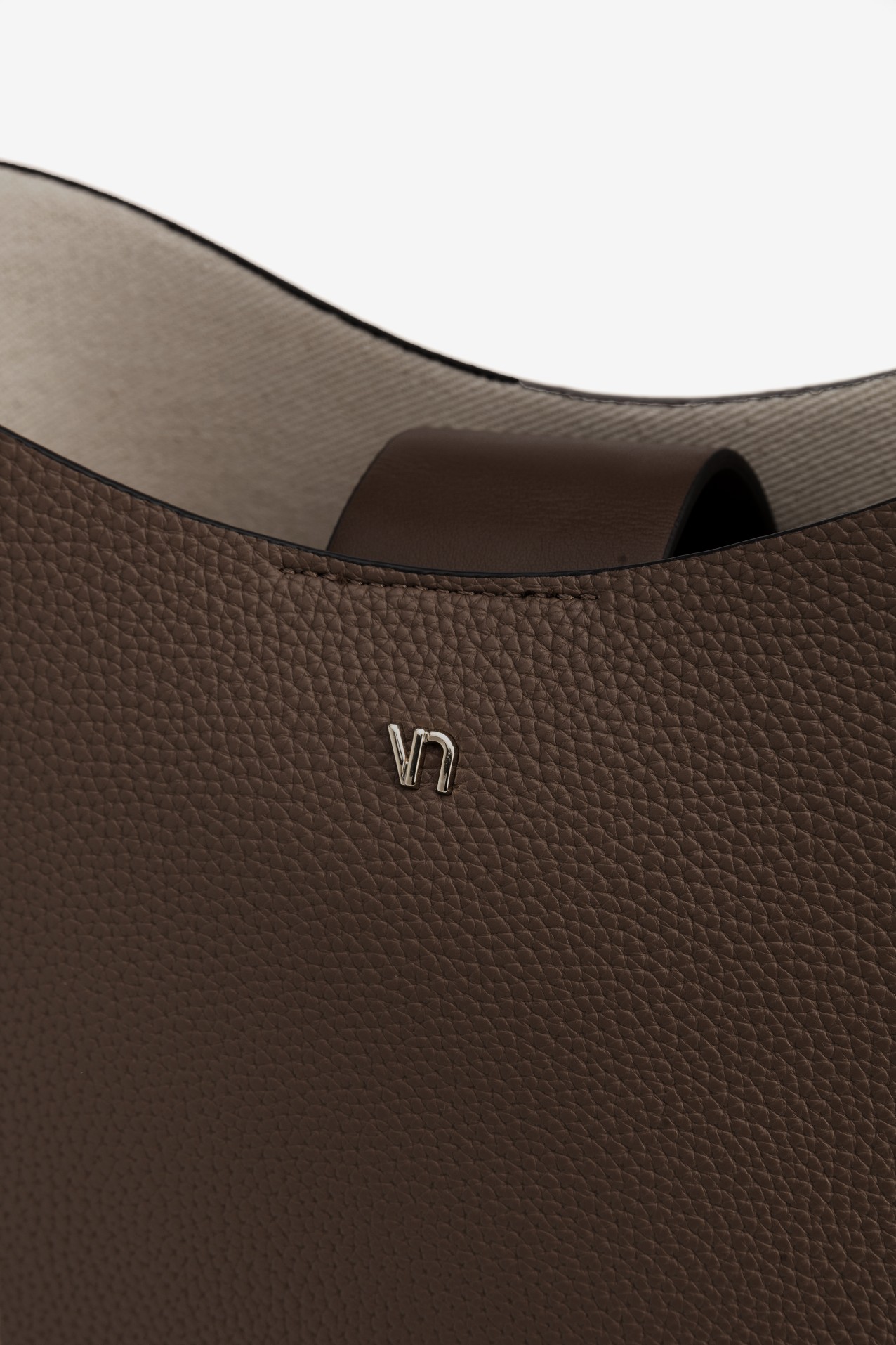 Brown Minimalist Shoulder Bag