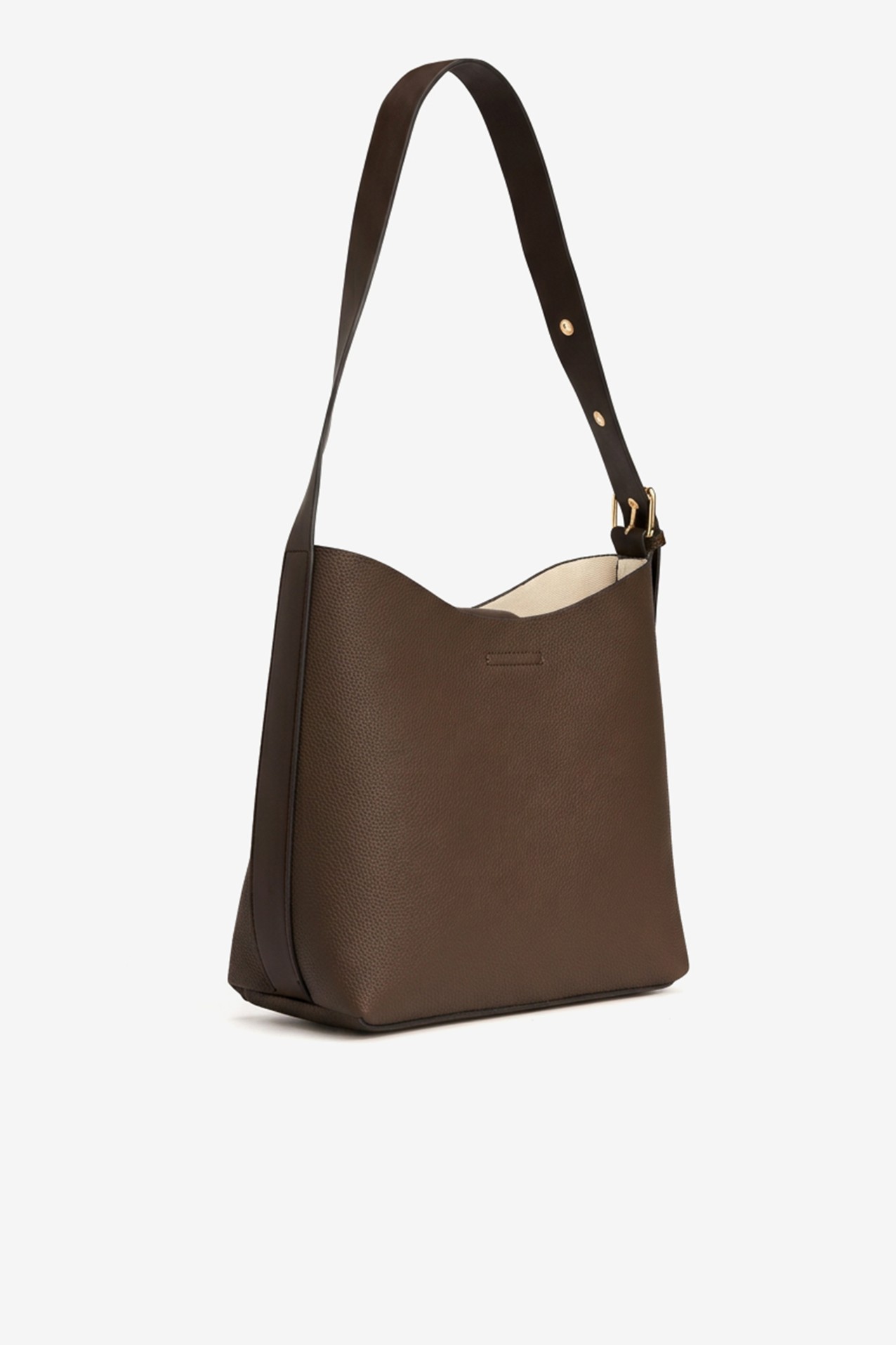 Brown Minimalist Shoulder Bag