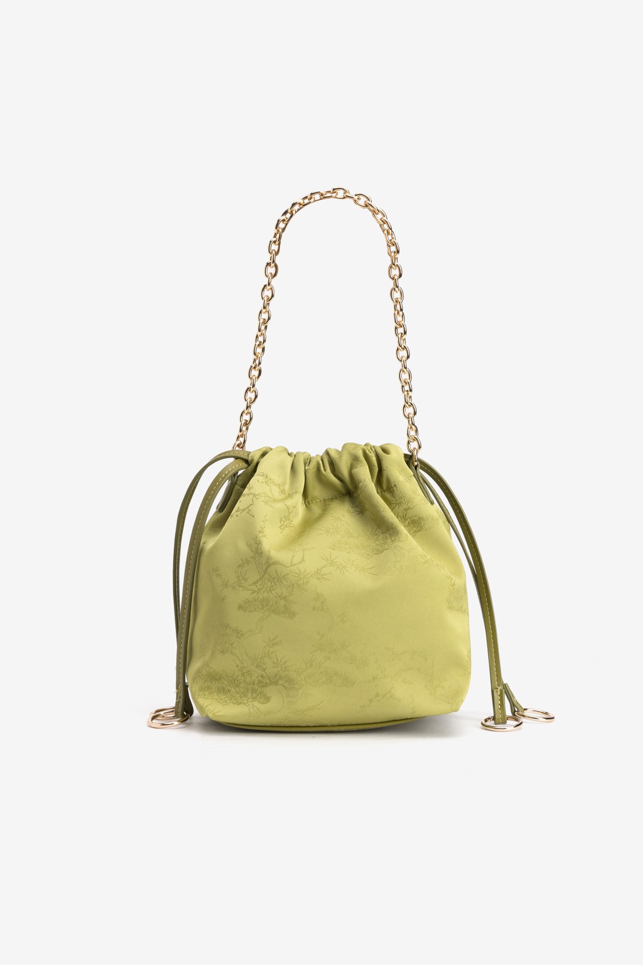 Green Drawstring Party Bag