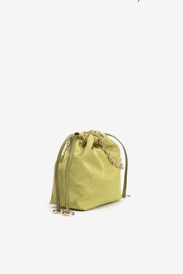 Green Drawstring Party Bag Green Drawstring Party Bag