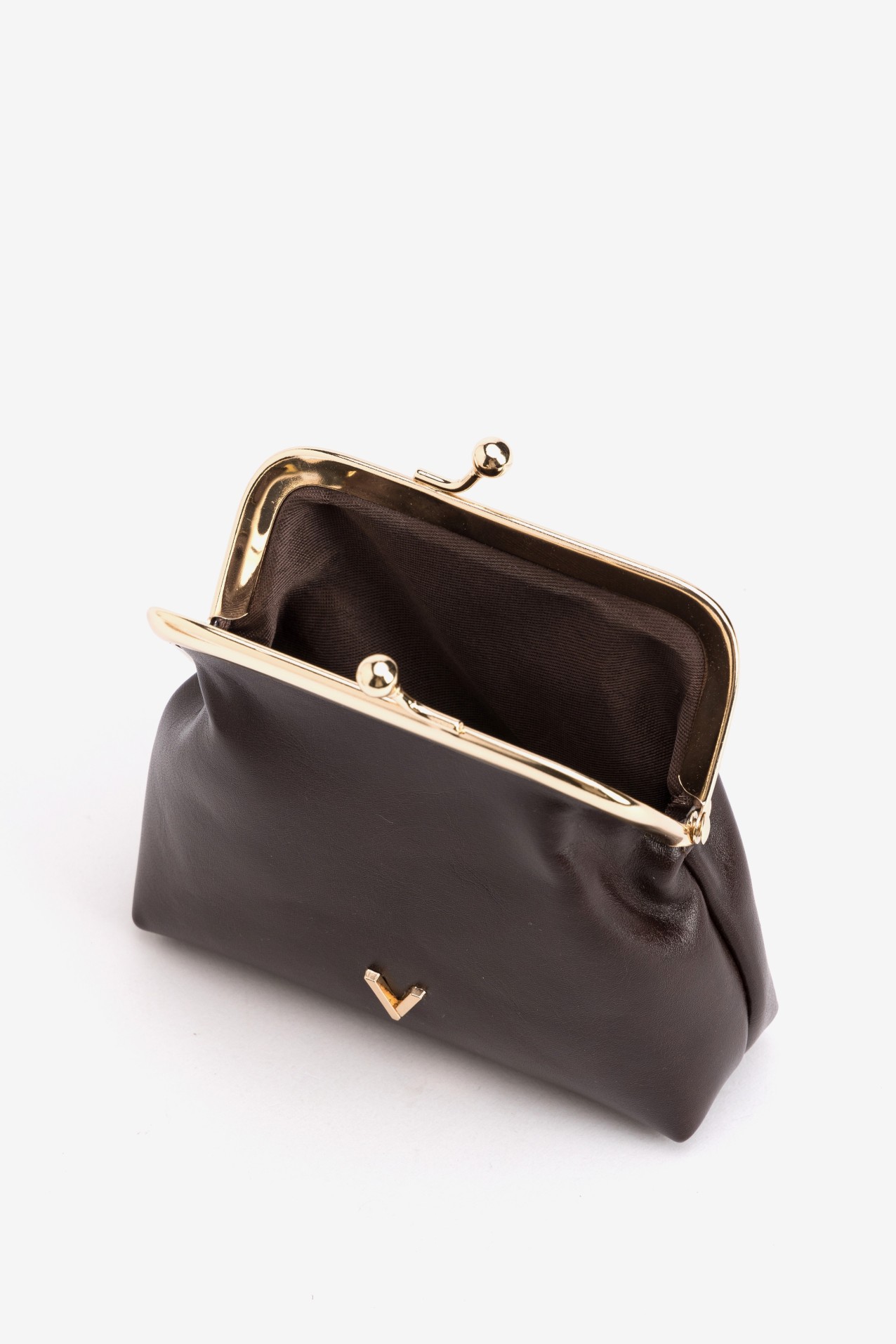 Brown Classic Coin Purse