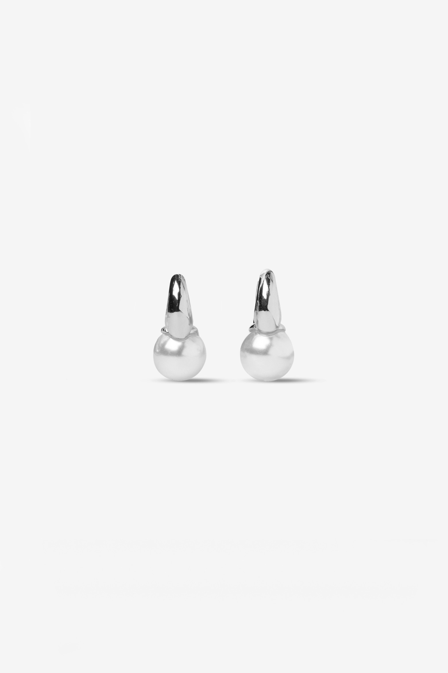 Silver-Tone Hoop Earrings