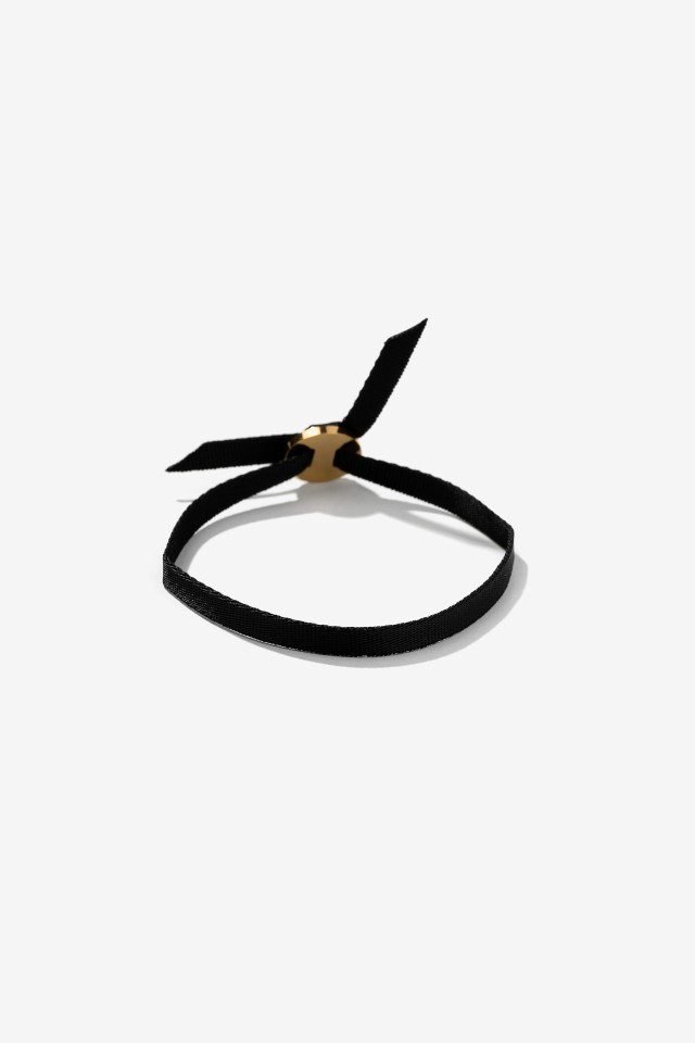 Black Ribbon Hair Accessory