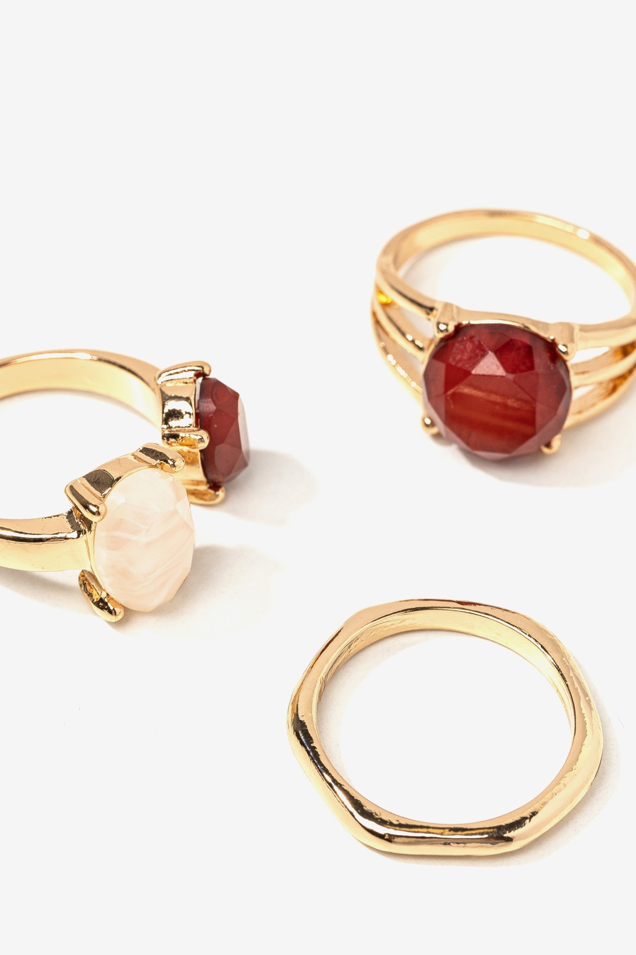 Gold Plated Ring Set