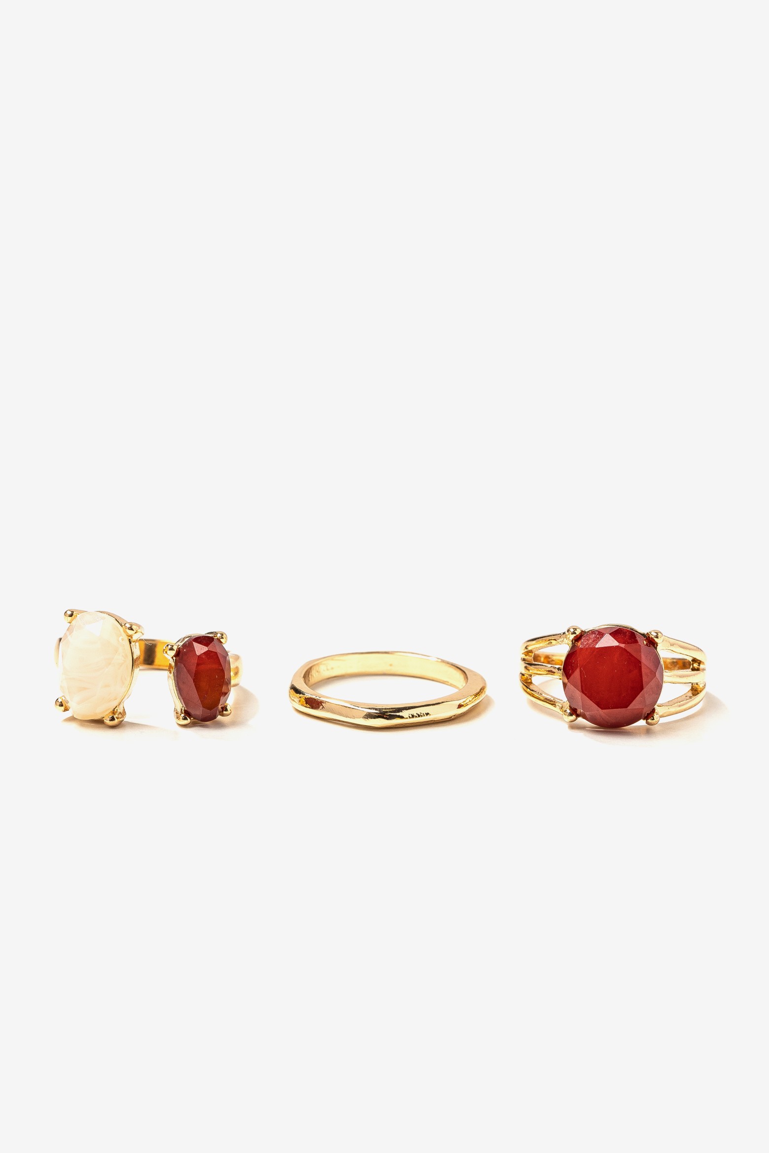 Gold Plated Ring Set