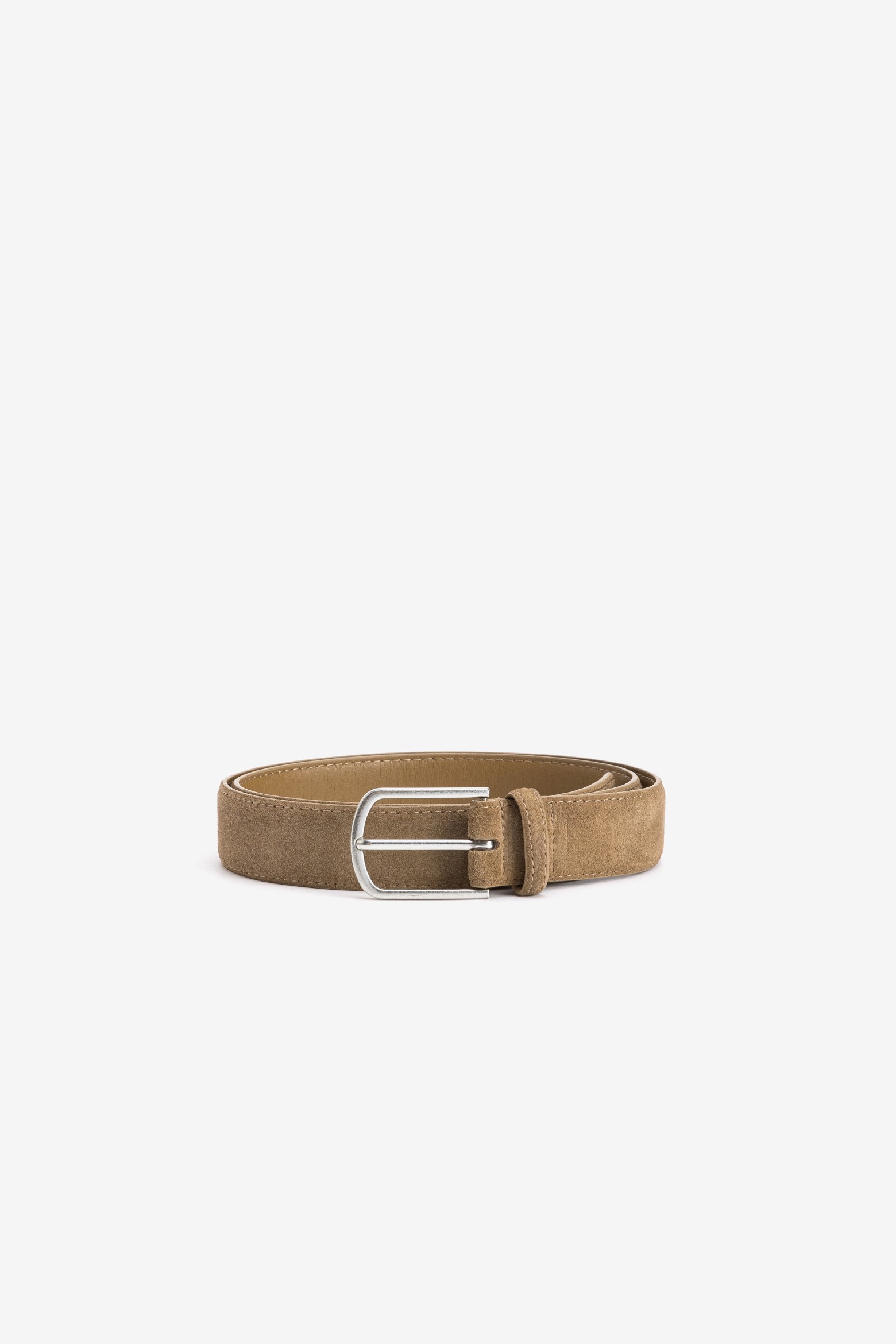 Light Beige Slim Belt