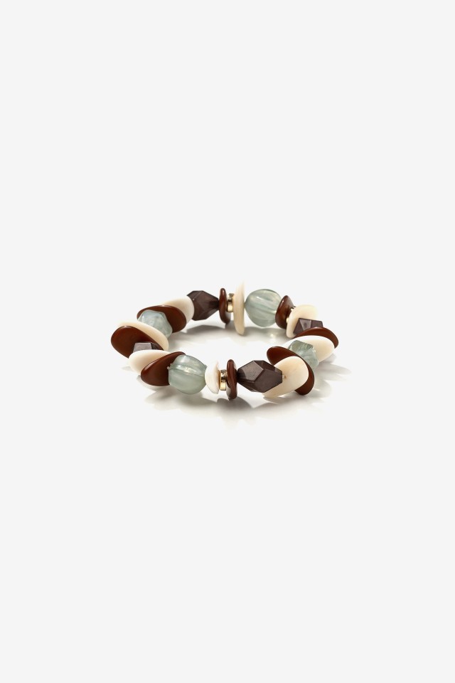 Chunky Neutral Bead Bracelet