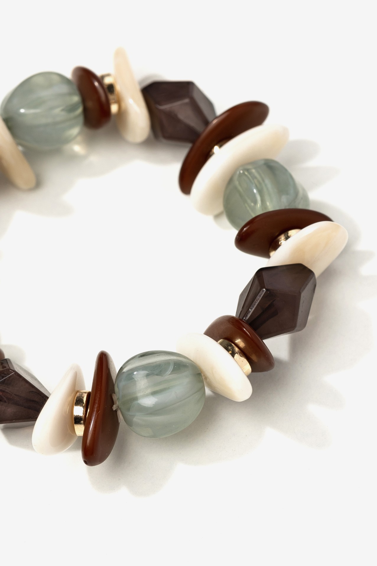 Chunky Neutral Bead Bracelet