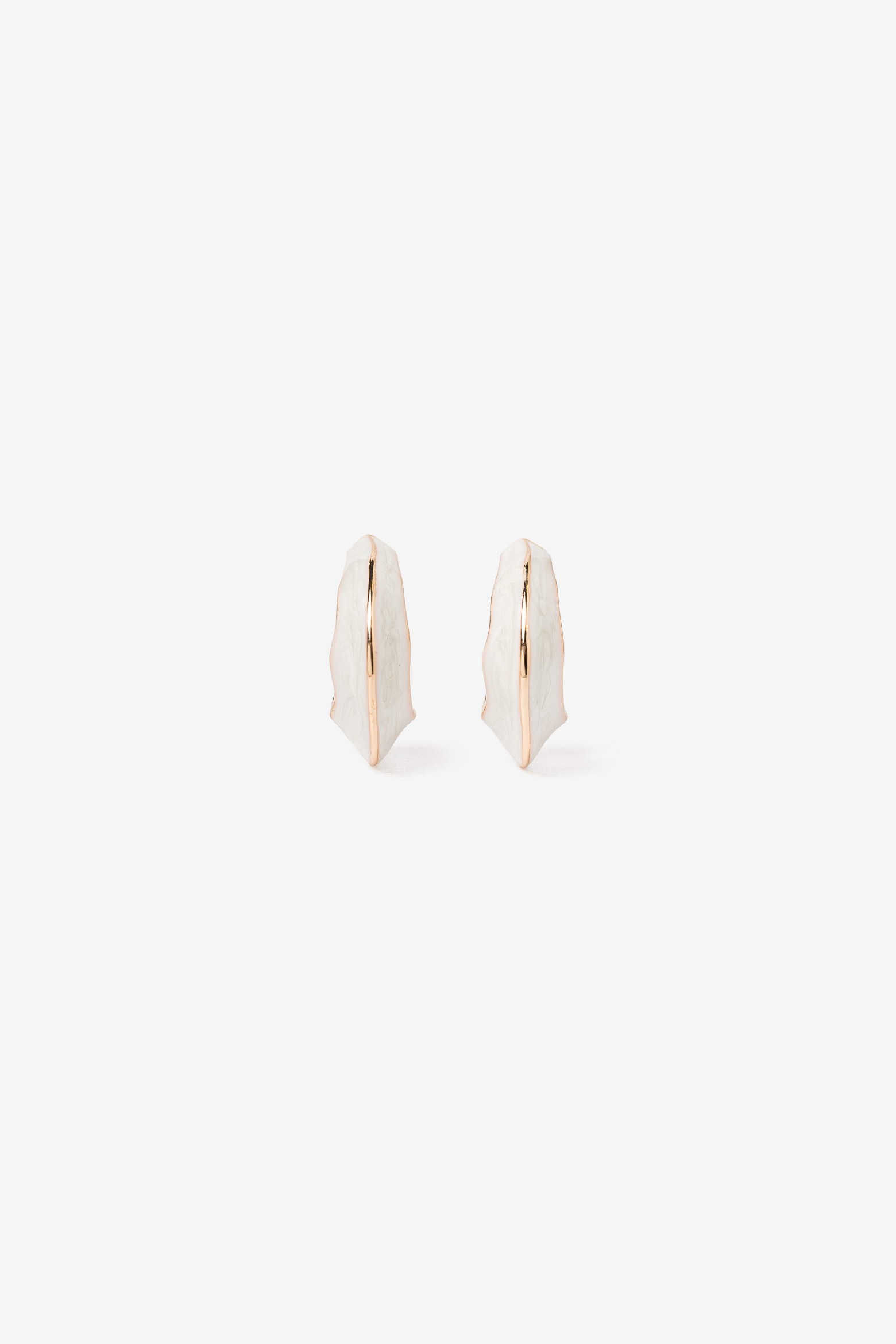 Wavy Gold Hoop Earrings