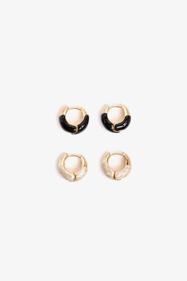Chunky Gold Hoop Set