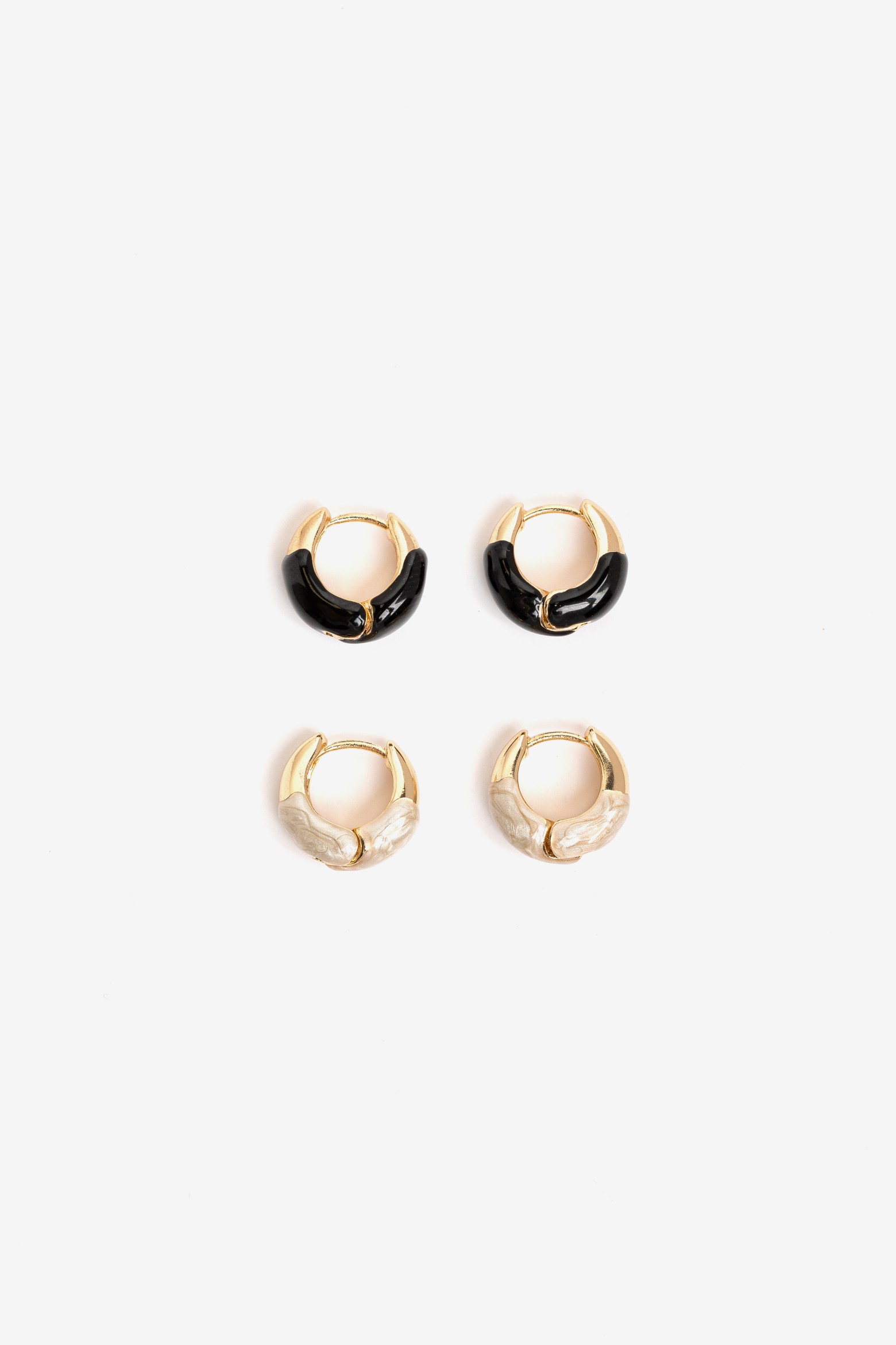 Chunky Gold Hoop Set