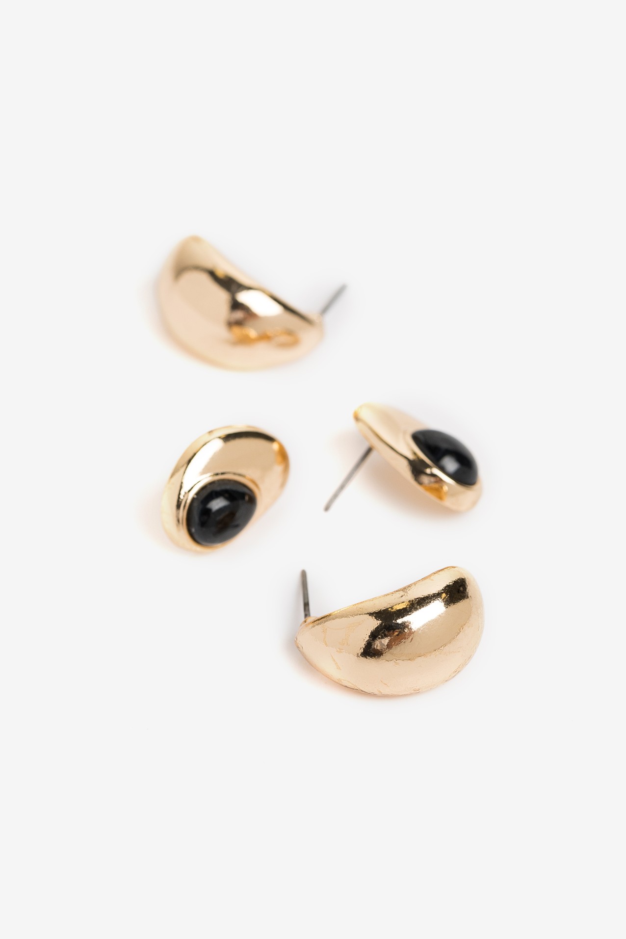 Set of Gold-Tone Earrings
